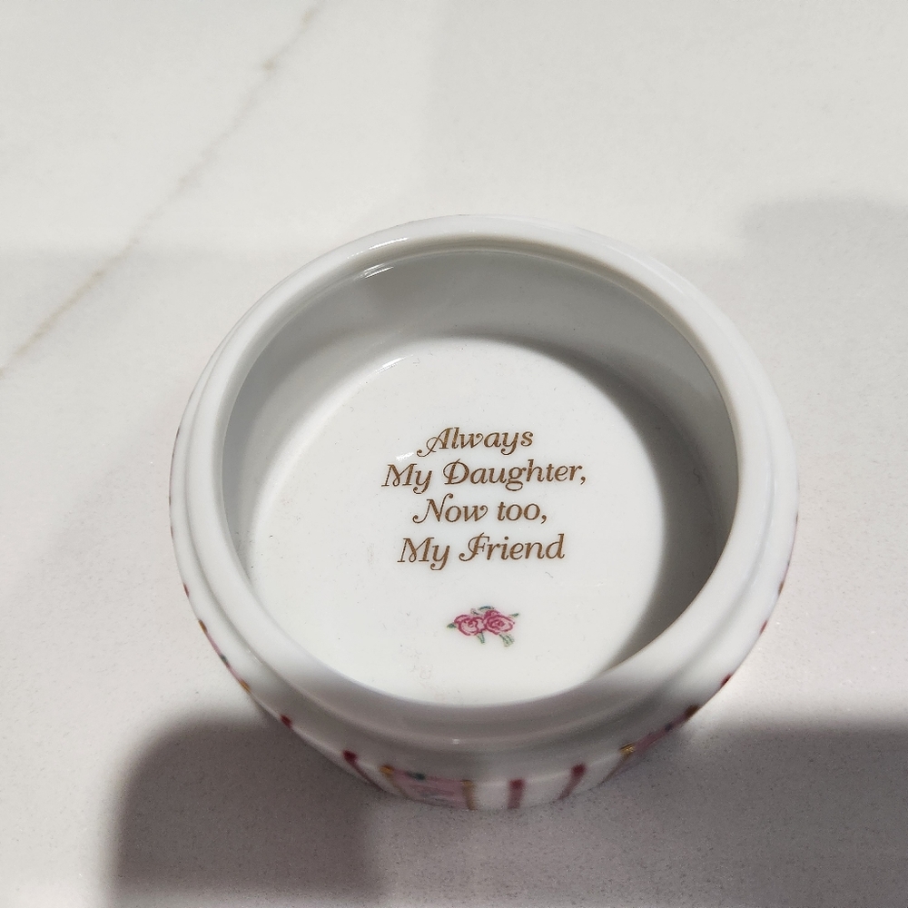 Musical Trinket Box from A Mother's Love Heirloom Porcelain Collection - Picture 3 of 6